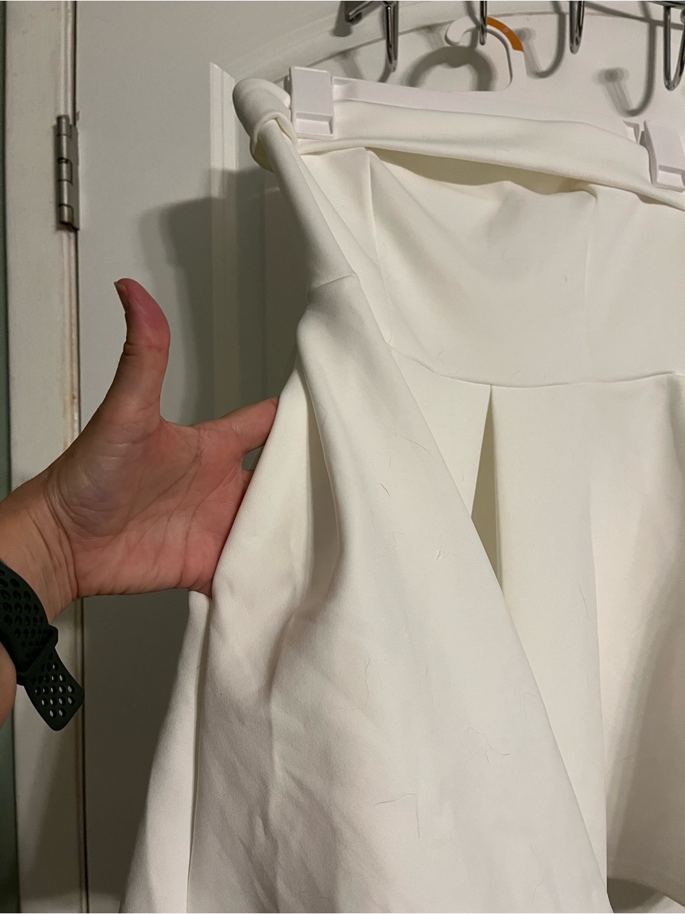 Strapless White Dress - Picture 2 of 9